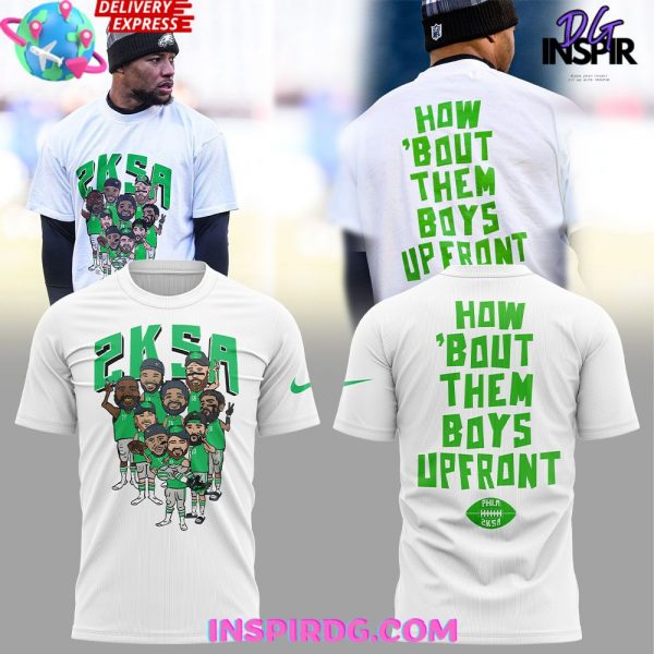 Saquon Barkley 2KSA How Bout Them Boys Upfront T-Shirt