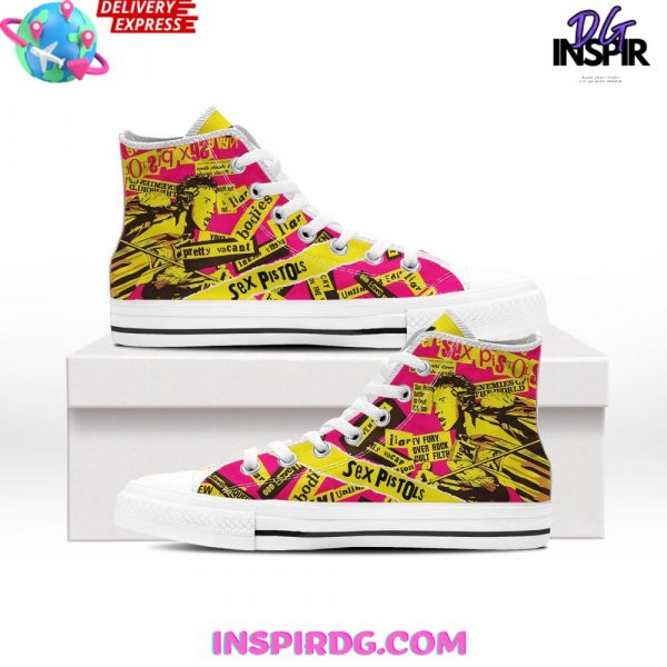Sex Pistols Band Limited Edition Converse Canvas Shoes