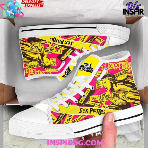 Sex Pistols Band Limited Edition Converse Canvas Shoes