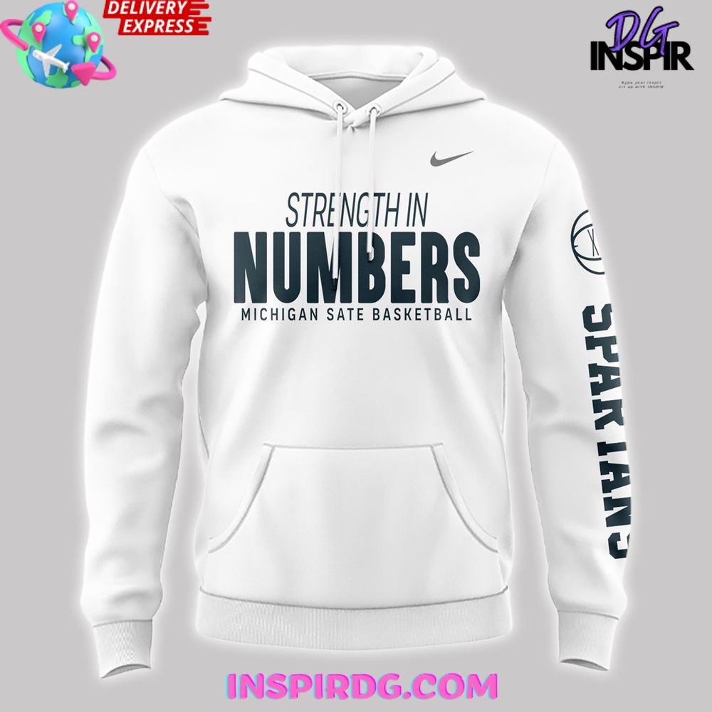 Strength in Numbers Michigan State Spartans Nike Hoodie Strength in Numbers Michigan State Spartans Nike Hoodie