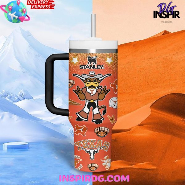 Texas Longhorns Get Hooked Stanley Tumbler