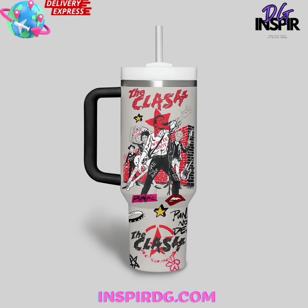 The Clash Death or Glory Stanley Tumbler Cup The Clash Death or Glory Stanley Tumbler Cup