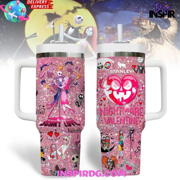 The Nightmare Before Christmas Valentine Stanley Tumbler Cup