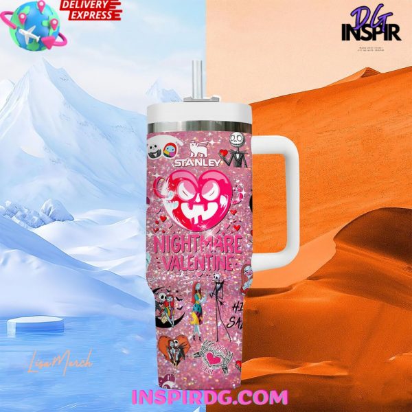 The Nightmare Before Christmas Valentine Stanley Tumbler Cup