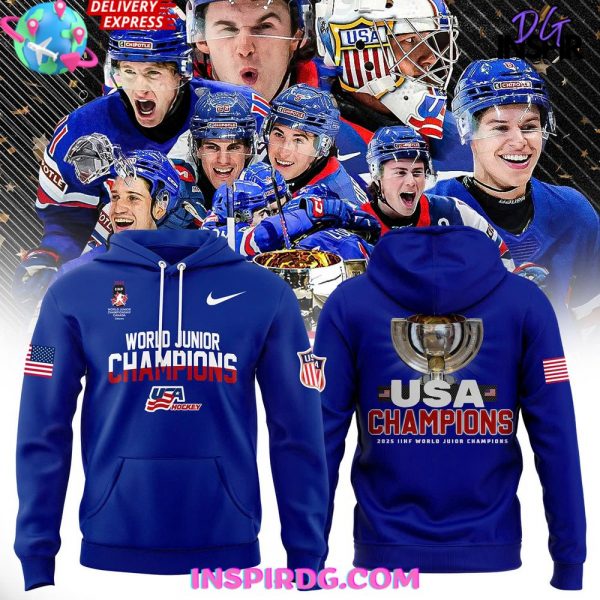 USA Hockey 2025 IIHF World Junior Champions Hoodie