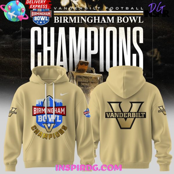 Vanderbilt Commodores Birmingham Bowl Champions Special Hoodie