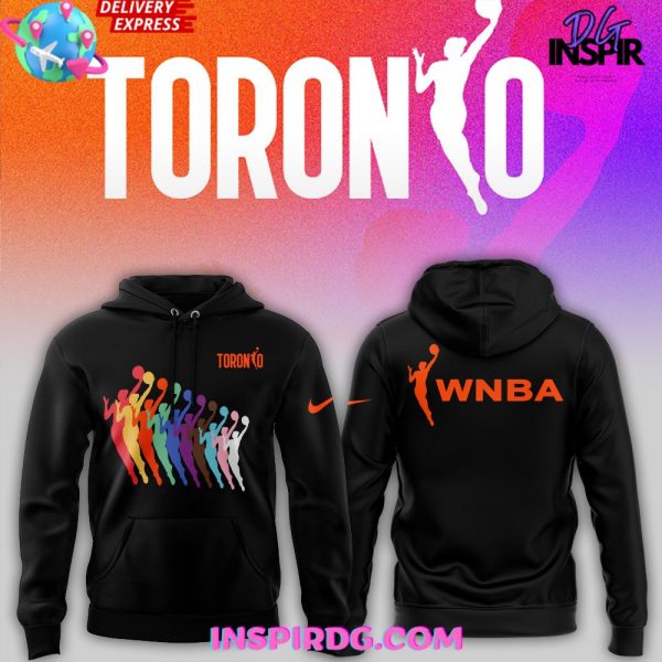 WNBA Toronto New 2025 Black Hoodie