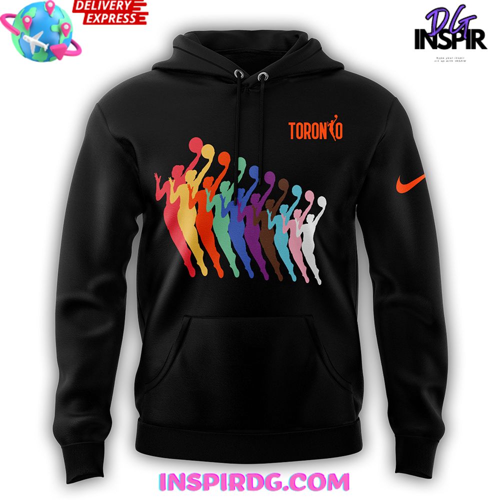 WNBA Toronto New 2025 Black Hoodie WNBA Toronto New 2025 Black Hoodie