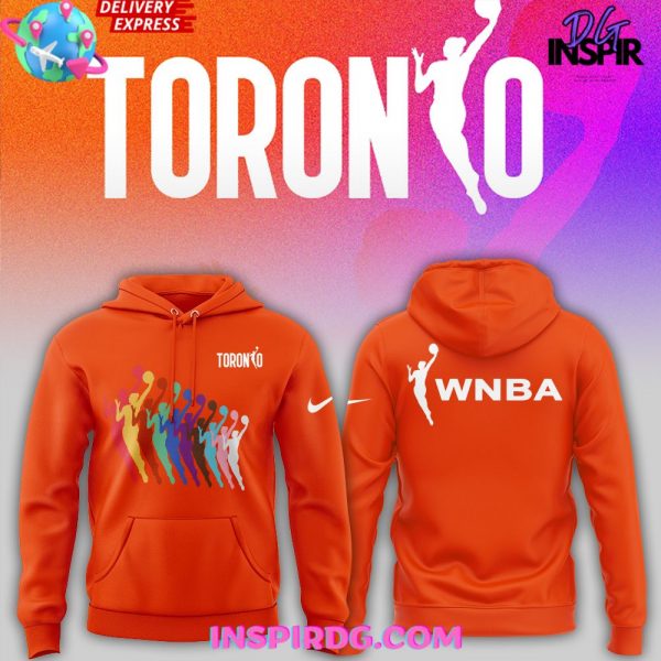 WNBA Toronto New 2025 Orange Hoodie