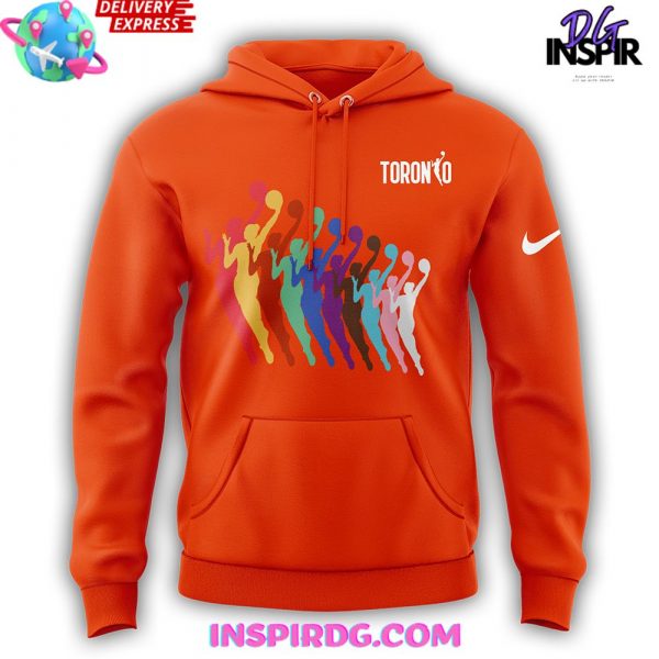 WNBA Toronto New 2025 Orange Hoodie