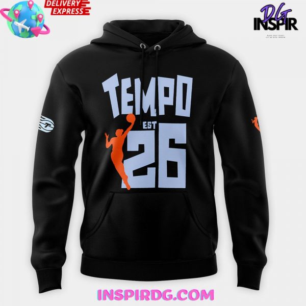 WNBA Toronto Tempo 2025 Black Hoodie