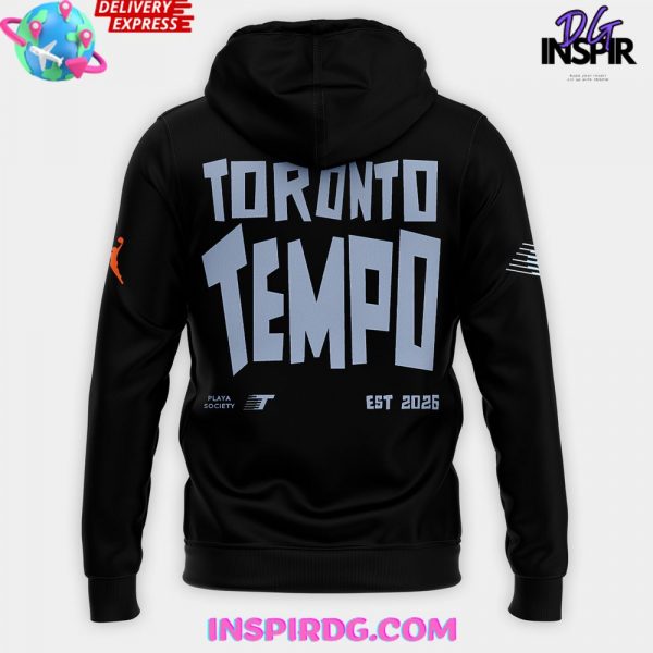 WNBA Toronto Tempo 2025 Black Hoodie