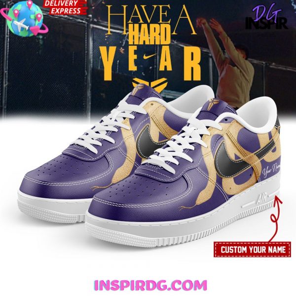 Year of the Mamba New Kobe Nike Air Force 1 Shoes Purple