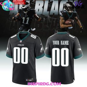 Men’s Philadelphia Eagles Nike All Black Football Jersey