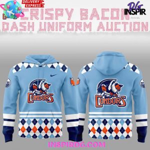 Bakersfield Condors Crispy Bacon Dash Uniform Action Hoodie