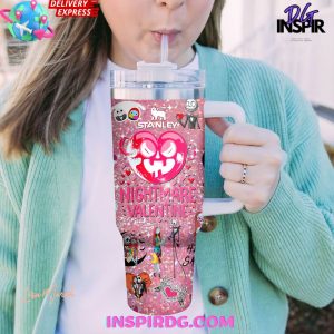 The Nightmare Before Christmas Valentine Stanley Tumbler Cup