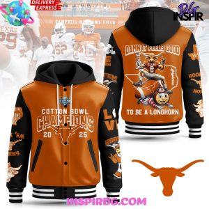 Texas Longhorns Cotton Bowl 2025 Hooded Varsity Jacket