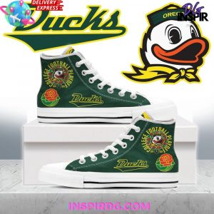 Oregon Ducks College Football Playoff 2024-25 Converse Canvas Shoes