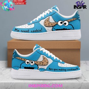 Cookie Monster Limited Edition Nike Air Force 1