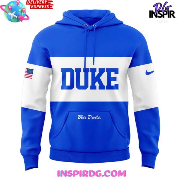 2025 Duke Men’s Basketball White Blue Hoodie