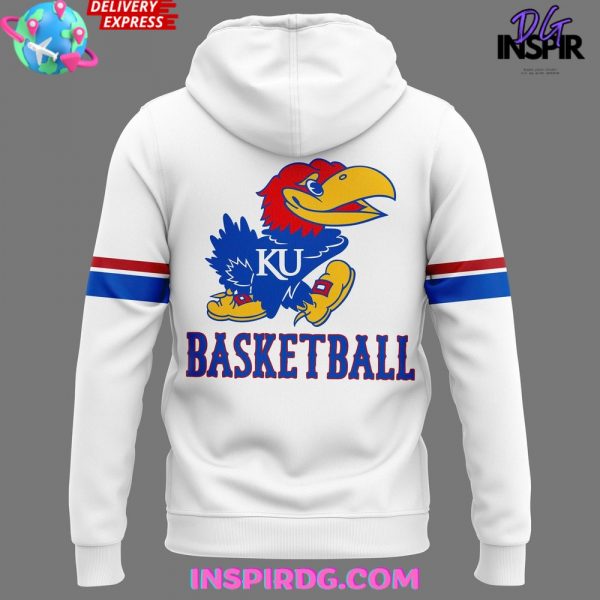 2025 Kansas Jayhawks Uniform White Hoodie
