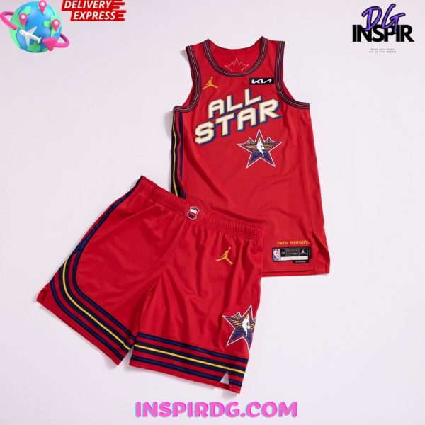 2025 NBA All-Star Game Uniforms Red Jersey