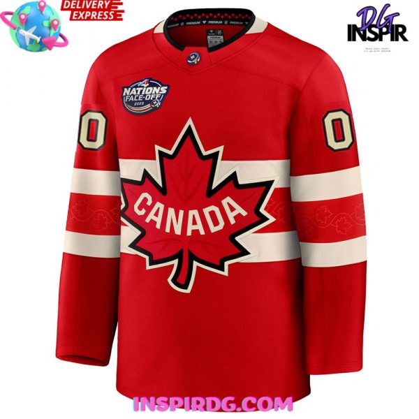 4 Nation Face-Off 2025 Canada Ice Hockey Jersey