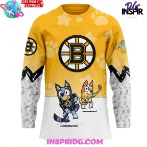 Boston Bruins Bluey and Bingo Special Jersey