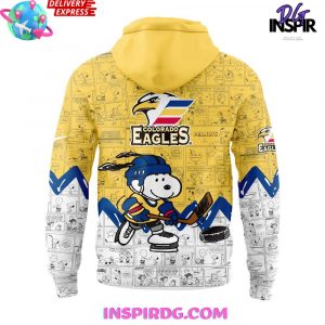 Colorado Eagles Anniversary of Peanuts Special Hoodie