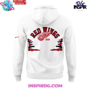Detroit Red Wings x SANA White Hoodie