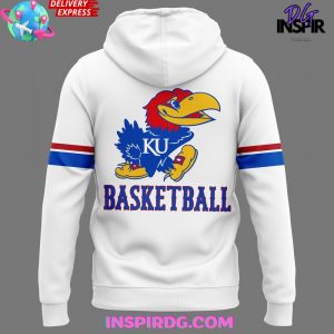 2025 Kansas Jayhawks Uniform White Hoodie