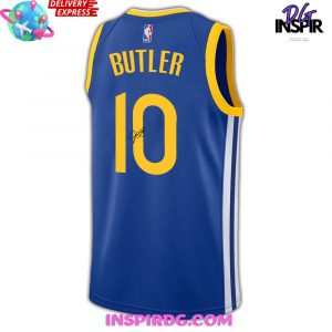 Golden State Warriors Icon Edition Swingman Royal Jimmy Butler Basketball Jersey 3