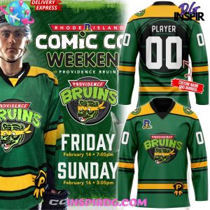 Providence Bruins Comic Con Weekend Limited Edition Hockey Jersey