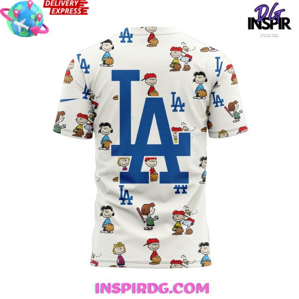 Los Angeles Dodgers Peanuts 75th Anniversary T-Shirt