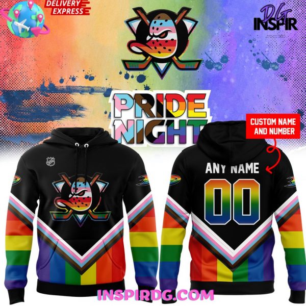 Anaheim Ducks Pride Night 2025 Hoodie