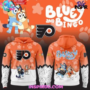 Philadelphia Flyers Bluey and Bingo Special Hoodie