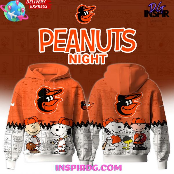 Baltimore Orioles 75th Anniversary of Peanuts Special Hoodie