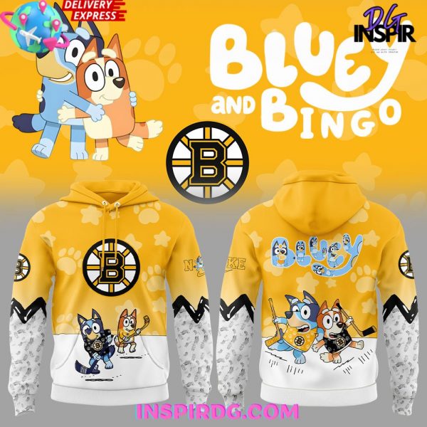 Boston Bruins Bluey and Bingo Special Hoodie