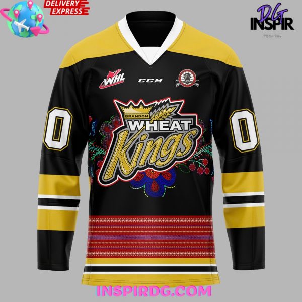 Brandon Wheat Kings Louis Riel Night Jersey Auction