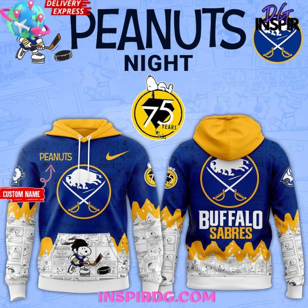 Buffalo Sabres 75th Anniversary of Peanuts Hoodie