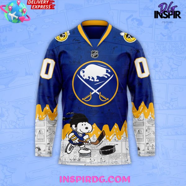 Buffalo Sabres 75th Anniversary of Peanuts Jersey