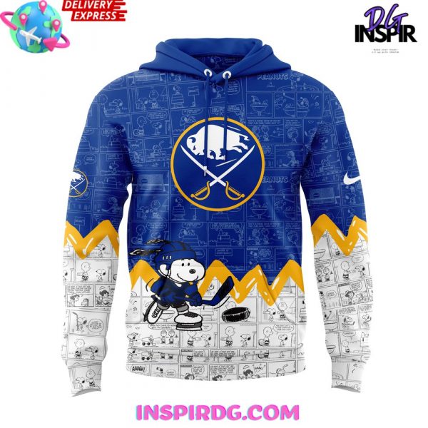 Buffalo Sabres Anniversary of Peanuts Limited Edition Hoodie