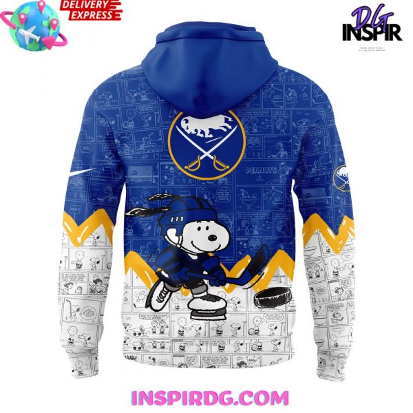 Buffalo Sabres Anniversary of Peanuts Limited Edition Hoodie