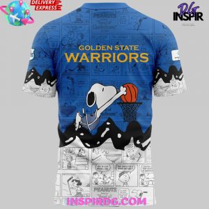 Golden State Warriors Anniversary of Peanuts Special TShirt