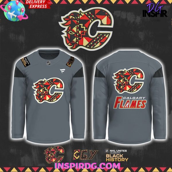 Calgary Flames Black History Month 2025 Hockey Jersey