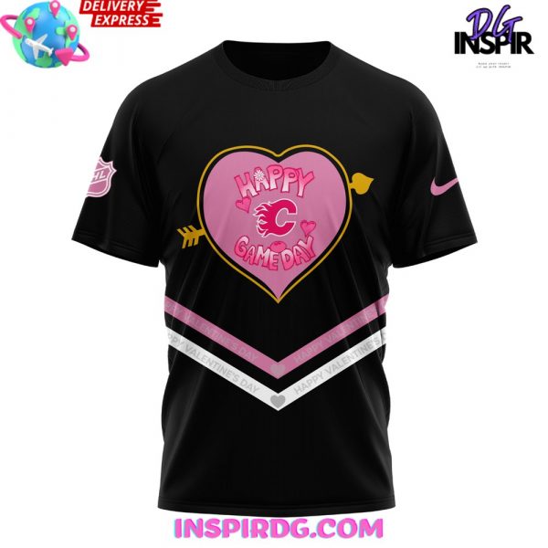 Calgary Flames Happy Valentine 2025 T-Shirt