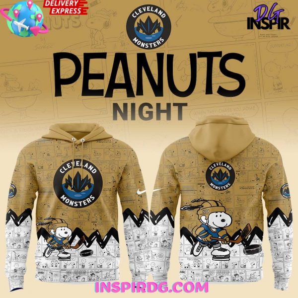 Cleveland Monsters 75th Anniversary of Peanuts Special Hoodie