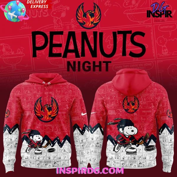 Coachella Valley Firebirds 75th Anniversary of Peanuts Special Hoodie