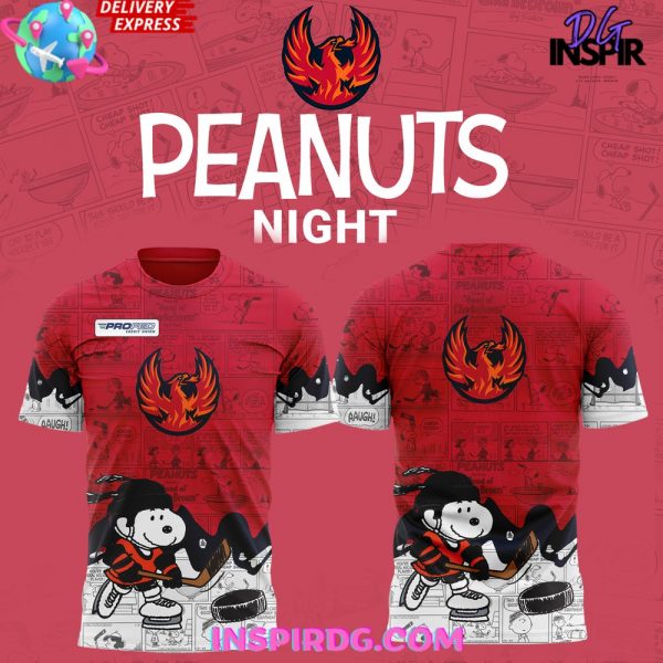 Coachella Valley Firebirds 75th Anniversary of Peanuts T-Shirt