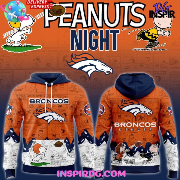 Denver Broncos 75th Anniversary of Peanuts Hoodie